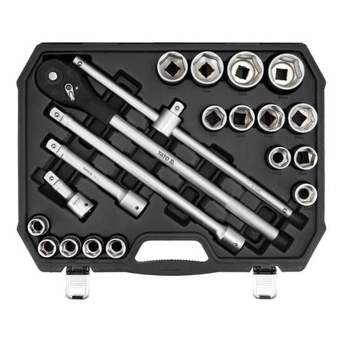 Set chei 3/4inch, 21 elemente, Yato YT-13351, CrV 50BV3024