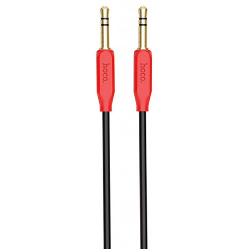 Cablu Audio 3.5 mm la 3.5 mm HOCO UPA11, 1 m, Negru
