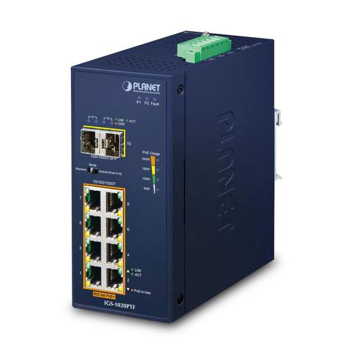 Switch industrial Planet IP30 Ind 8-P 10/100/1000T 213049715, 240 W, RJ45 8 Port