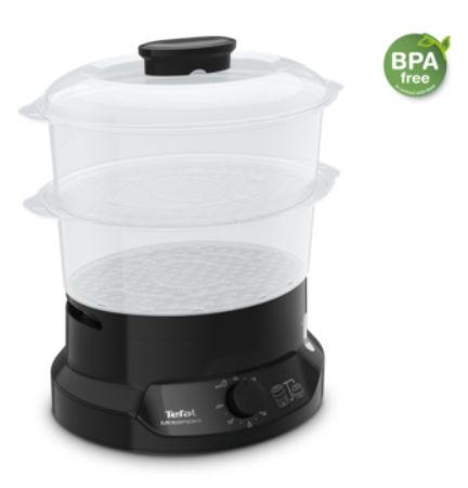Aparat de gatit cu aburi TEFAL VC139810, 800 W, 6 L (Negru)