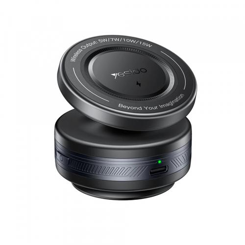 Suport si Incarcator Auto Wireless Yesido C310, 15W, 1.67A (Negru)