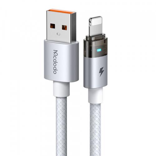 Cablu Date/Incarcare McDodo CA-6912, USB-A - Lightning, 18W, 1.2m (Alb)