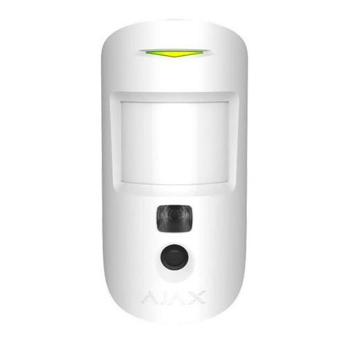 Detector de miscare PIR MotionCam Indoor AJAX, imunitate animale,  Protectie eficienta prin senzor miscare cu verificare foto.; Detectie miscare: max. 12 m, Unghi camera: 90°; Sensibilitate: ajustabila 3 nivele Unghi detectie: 88.5° orizont