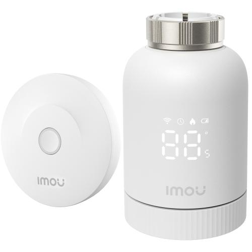 Kit termostat inteligent Imou KIT-TRV1-EU-2, ZigBee, control vocal, Alb