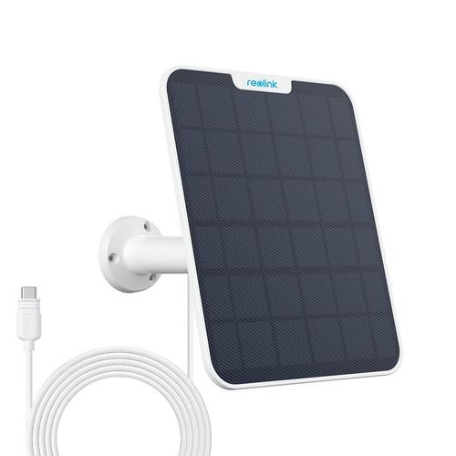 Panou solar pentru camere Reolink, cablu 4 m, mufa USB-C (Negru)
