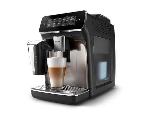 Espressor automat Philips S3300 LatteGo EP3347/90, 1.8 l, 1500 W, 15 bar (Crom/Negru)