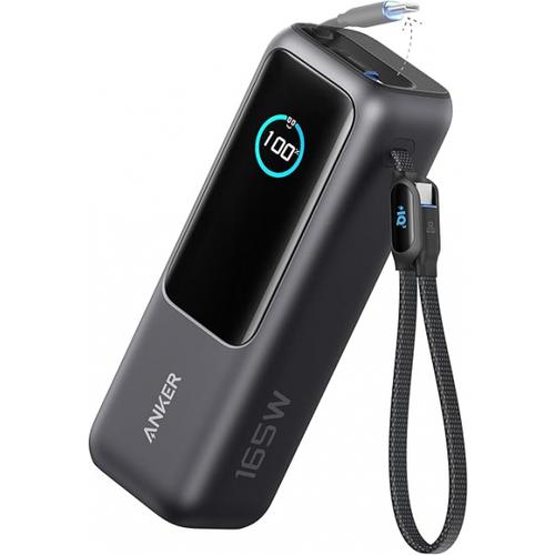Baterie Externa Anker A1695H11, 25000mAh, 165W, QC + PD, 1 x USB-A - 3 x USB-C, Gri