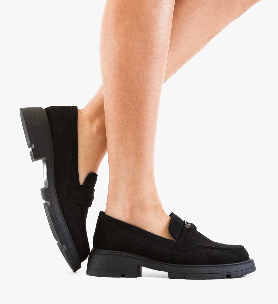 Pantofi casual dama Calform Negri 2