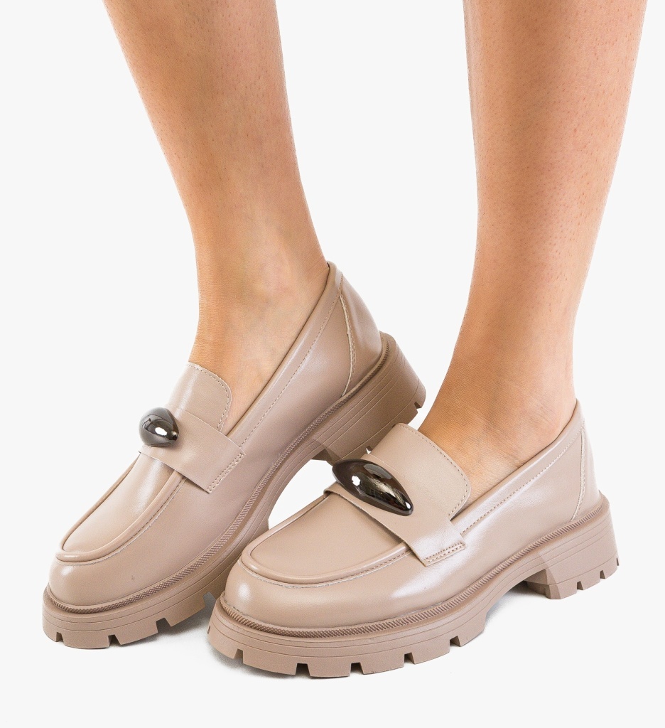Pantofi casual dama Torant Bej