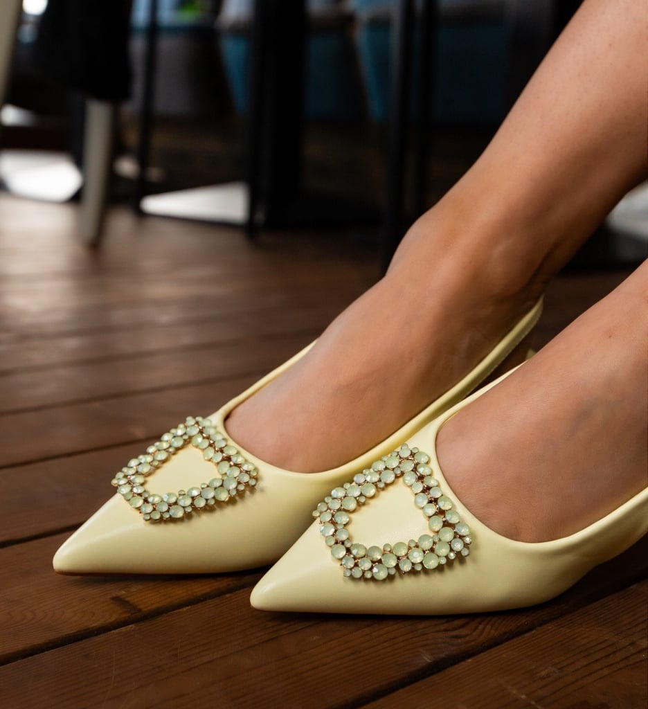 Pantofi dama Vaneza Galbeni