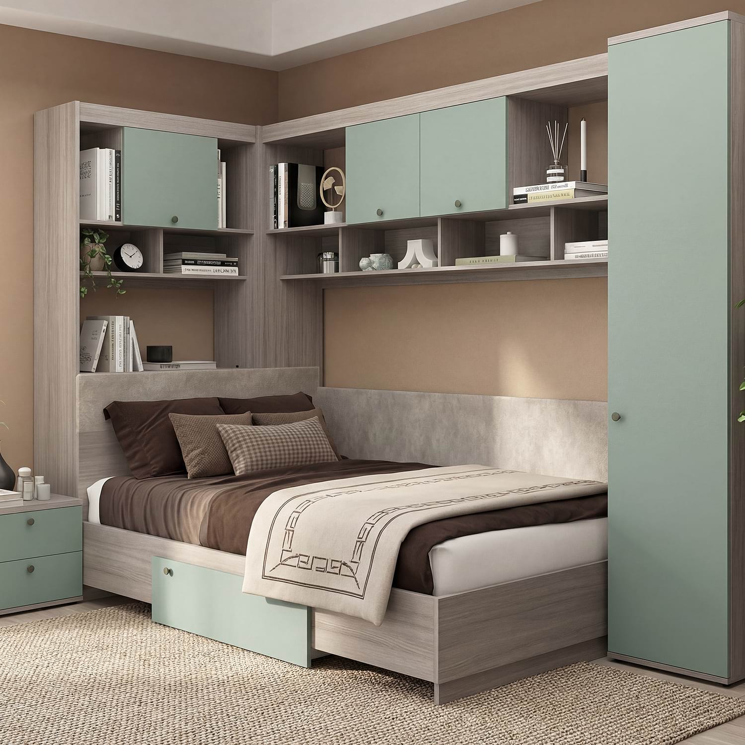 Dormitor pe colt AMBRO 8