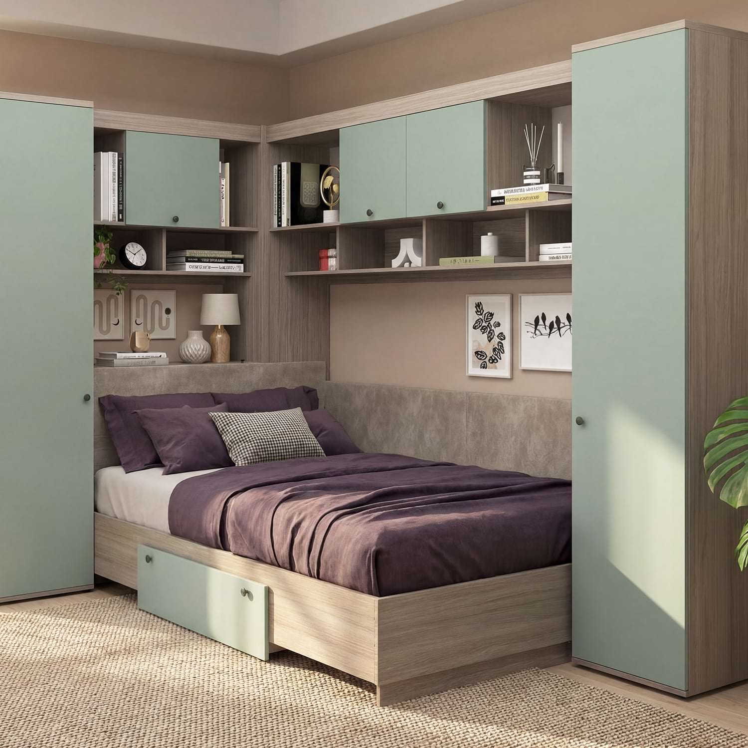 Dormitor pe colt AMBRO 9