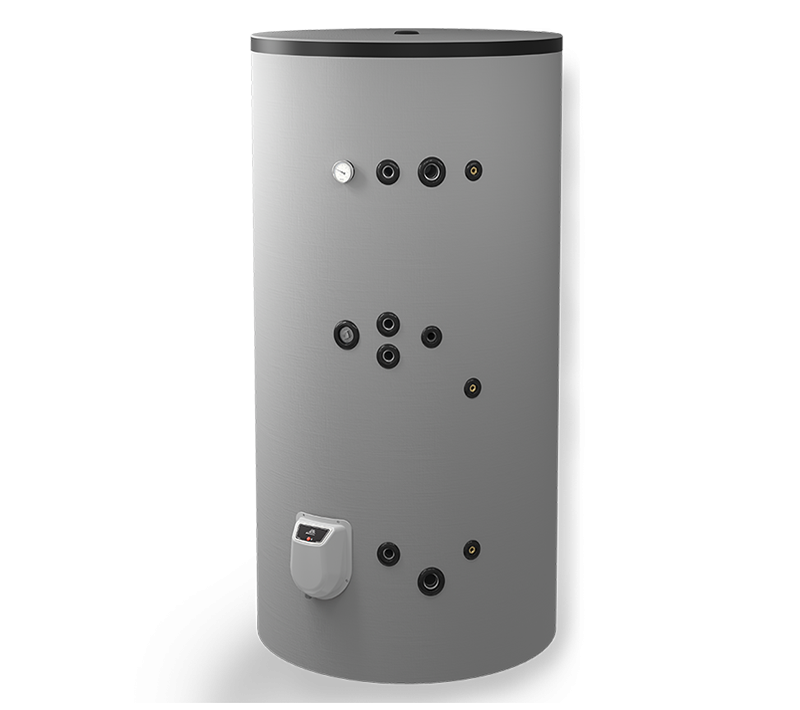 Boiler solar cu 2 serpentine si rezistenta electrica ELDOM FV10010FS2 - 1000 litri 12 kW