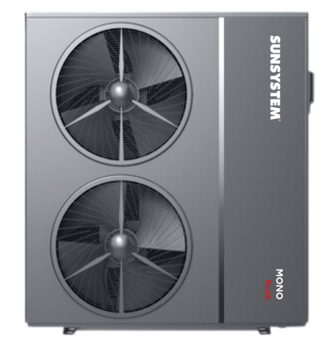 Pompa de caldura Aer-Apa pentru incalzire si racire, Sunsystem Mono Plus 185-3PH, Monobloc 18.5 kW, Inverter R32 ERP A+++, compresor Mitsubishi, Trifazata, Control Wi-Fi