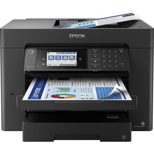 Multifunctional inkjet color Epson WF-7840DTWF, A3, duplex, ADF, USB 2.0, Wi-Fi, 25 ppm negru, 12 ppm color (Negru)