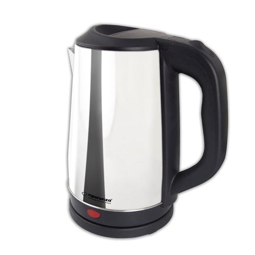 Fierbator de apa Esperanza EKK036X, 2,5 l, 2200 W (Inox/Negru)