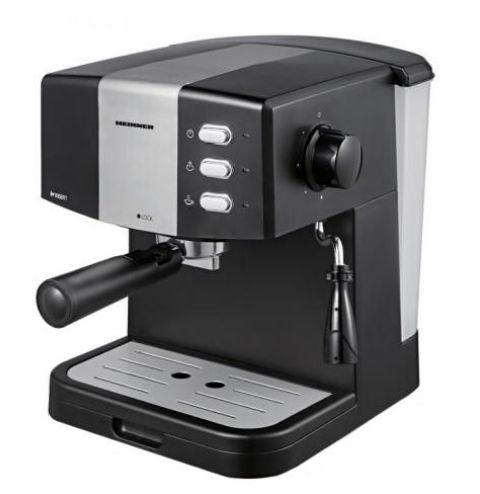 Espressor Heinner HEM-850BKSL, 850W, 1.5 L, 15 bar, filtru dublu din inox  (Negru)
