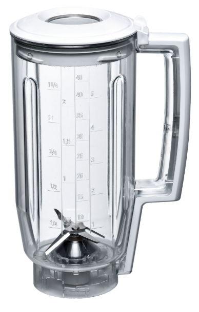 Accesoriu blender Bosch MUZ5MX12 pentru aparatul MUM5, 1.25 l, plastic (Alb)