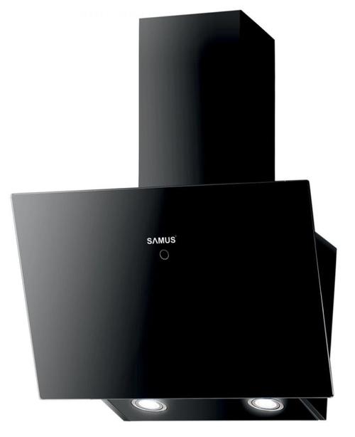 Hota decorativa Samus HSI665DGB, 650 m3/h,3 Trepte de putere, 1 Motor, 60 cm (Negru)