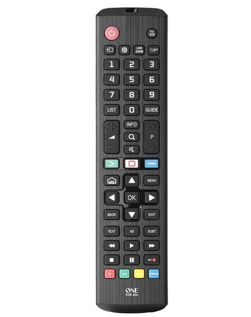 Telecomanda One for all URC4911, pentru LG (Negru)