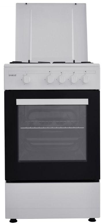 Aragaz Samus SM450ABS, Gaz, 4 arzatoare (Alb)