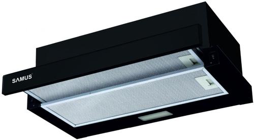 Hota telescopica Samus HS6030TB, 67 W, 1 Motor, 300 m3/h, Filtru metalic dublu-caseta, 60 cm (Negru)