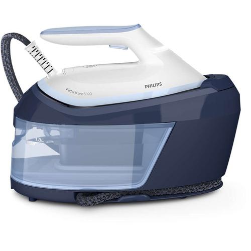 Statie de calcat cu abur Philips PerfectCare 6000 Series, 2400 W, 6.5bar, 1.8 L (Albastru)