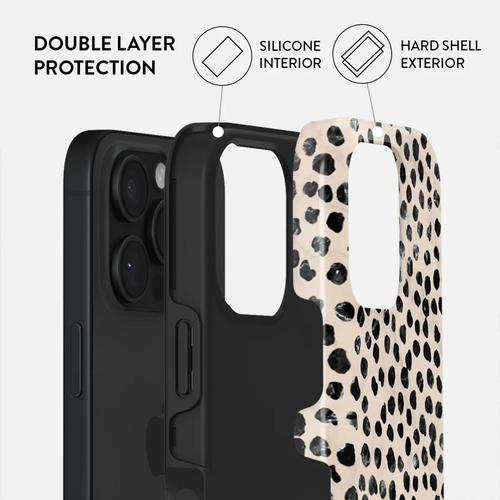 Husa  Burga Dual Layer Almond Latte pentru iPhone 16 Pro
