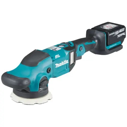 Masina orbitala de slefuit pe acumulator Makita DPO500Z, 18 V, 780 RPM, 6900 oscilatii/min, 13.600 BPM, 125 mm diametru disc, 5.5 mm diametru orbita, fara acumulator/incarcator