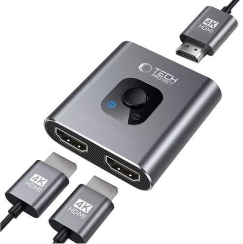 Switch Video Tech-Protect HB07, HDMI - 2 x HDMI, Negru