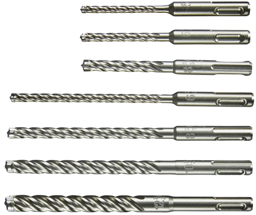 Set de burghie Makita E-14928, SDS-PLUS, 7 buc