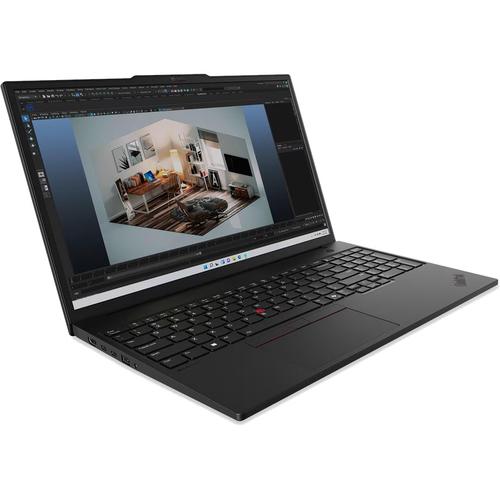 Laptop Lenovo ThinkPad P16s Gen 4 (Procesor AMD Ryzen AI 9 HX PRO 370 (24M Cache, up to 5.1 GHz), 16inch WUXGA IPS, 64GB DDR5, 1TB SSD, AMD Radeon 890M Graphics, Windows 11 Pro, Negru)