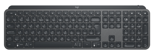 Tastatura Wireless Logitech MX Keys Business, Bluetooth, Logi Bolt USB Receiver, Layout UK (Gri/Negru)