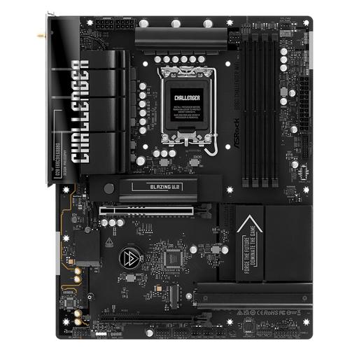 Placa de baza ASRock B860 Challenger WIFI, LGA 1851, B860-CHL-WIFI, ATX