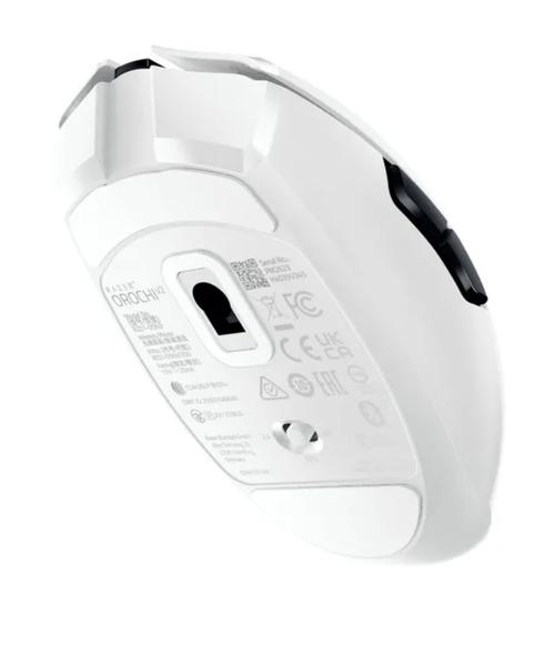 Mouse Gaming Razer Orochi V2 (2026), Wireless, Focus X 18000 DPI, 6 butoane, Switch-uri mecanice 2nd Gen, Pana la 1100 ore (Alb)