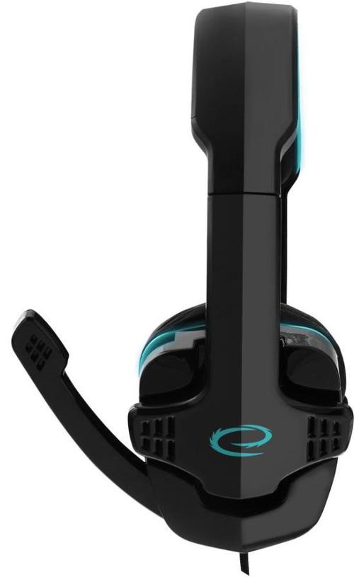 Casti Stereo Esperanza Raven EGH310B, Microfon (Negru/Albastru)