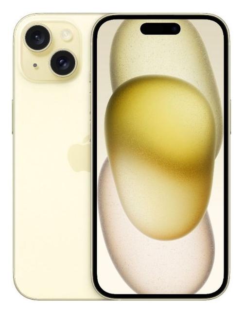 Telefon Mobil Apple iPhone 15 Plus, Super Retina XDR OLED 6.7inch, 128GB Flash, Camera Duala 48 + 12 MP, Wi-Fi, 5G, iOS (Galben)