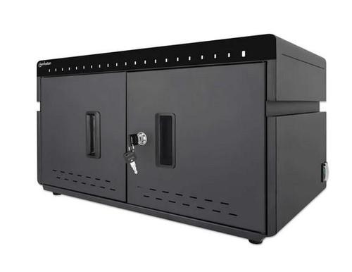 Statie de incarcare Manhattan 715959 pentru tablete si telefoane cu display de pana la 10inch, suporta pana la 20 dispozitive, tip port USB-C PD, putere totala 360W, 18W per port, cu protectie la supratensiune, ventilatie silentioasa, carca