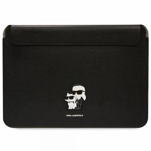 Husa Karl Lagerfeld Saffiano pentru Laptop 14inch (Negru)