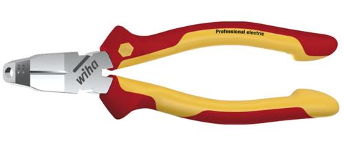 Cleste dezizolat Wiha TriCut Professional electric 38853, VDE (Rosu/Galben)