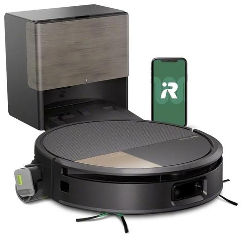 Aspirator robot iRobot Roomba Max 705 Combo, Autonomie 180 minute, 13000Pa, Rezervor 0.2 l, Recipient apa 0.26 l, Wi-Fi, LiDAR (Negru)