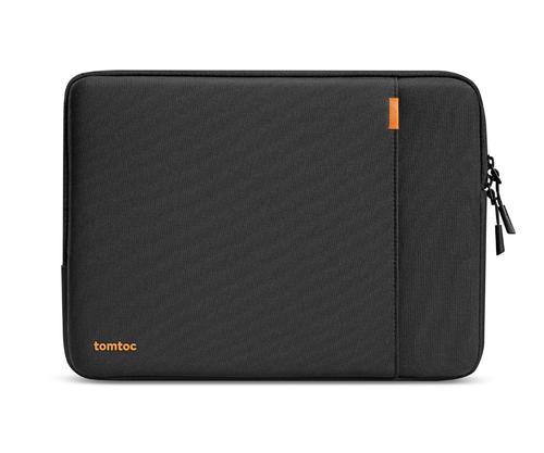 Husa laptop Tomtoc Defender-A13, pentru MacBook Pro 14inch, Fermoare YKK (Negru)