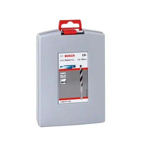 Set 19 burghie metal HSS PointTeQ BOSCH ProBox