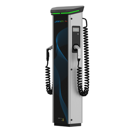 COLOANA I-ON EVO - PENTRU COMPANII SAU SCENARII SEMI-PUBLICE SAU PUBLICE - PRIZA T2C - ACCES CONTROLAT ÎN MASTER/SLAVE - WIFI + ETHERNET - 22KW+22KW - RFID - DC LEAKAGE + MCB + RCD