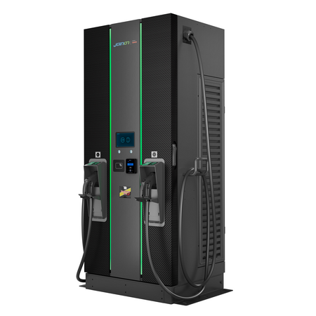 I-FAST - StaTie de încArcare cu montare pe podea - Terminal de platA integrat - Tip 1xCCS2 + 1xCHA - Cablu 4,5 m - 180 kW - Wifi+ETHERNET+4G - IP55