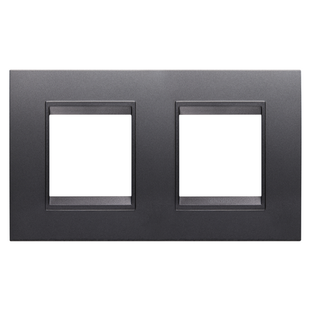 PLACA INTERNATIONALA LUX - IN TEHNOPOLIMER VOPSIT - 2+2 MODULE ORIZONTAL - ABSOLUT GRESIE - CADRU INTERIOR GRESIE MATA - CHORUSMART