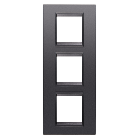 PLACA INTERNATIONALA LUX - IN TEHNOPOLIMER VOPSIT - 2+2+2 MODULE VERTICALE - GRESIE ABSOLUT - CADRU INTERIOR GRESIE MATA - CHORUSMART