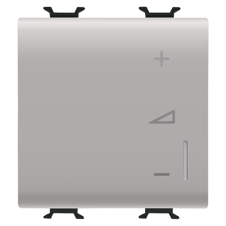 REGULATOR ELECTRONIC UNIVERSAL - BUTON - 230V AC 50/60HZ - 2 MODULE - BEJ SATINAT NATURAL - CHORUSMART
