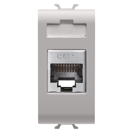 PRIZA RJ45 - CATEGORIA 6 - FTP - 1 MODUL - BEJ SATINAT NATURAL - CHORUSMART