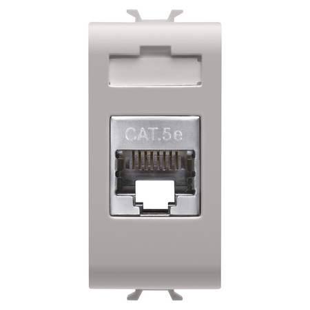PRIZA RJ45 - CATEGORIA 5e - FTP - 1 MODUL - BEJ SATINAT NATURAL - CHORUSMART
